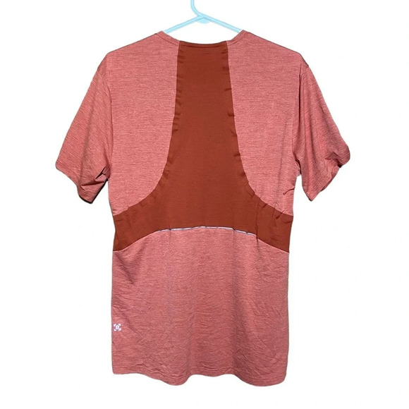 Lululemon Fast & Free Short Sleeve Orange and Red‎ Men's Size Small - Picture 4 of 4